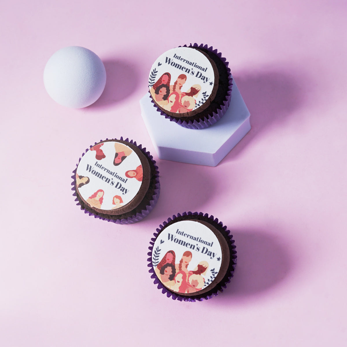 12 International Women's Day Cupcake Gift Box -  Cupcake Central