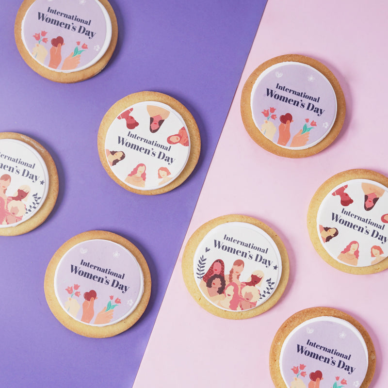 12 International Women's Day Shortbread Gift Box -  Cupcake Central