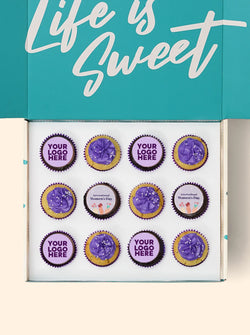12 International Women's Day Custom Logo Cupcake Gift Box