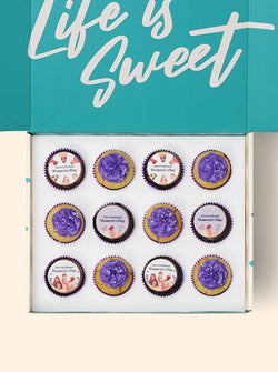 12 International Women's Day Cupcake Gift Box