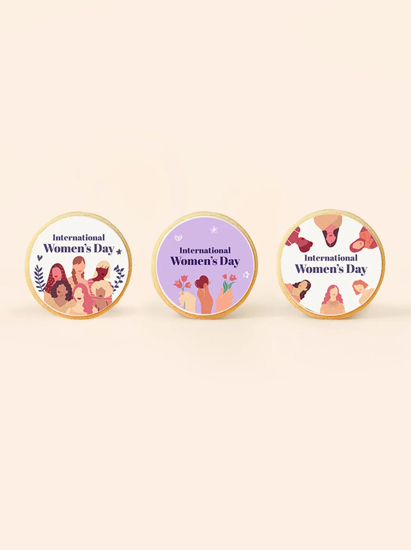 12 International Women's Day Shortbread Gift Box