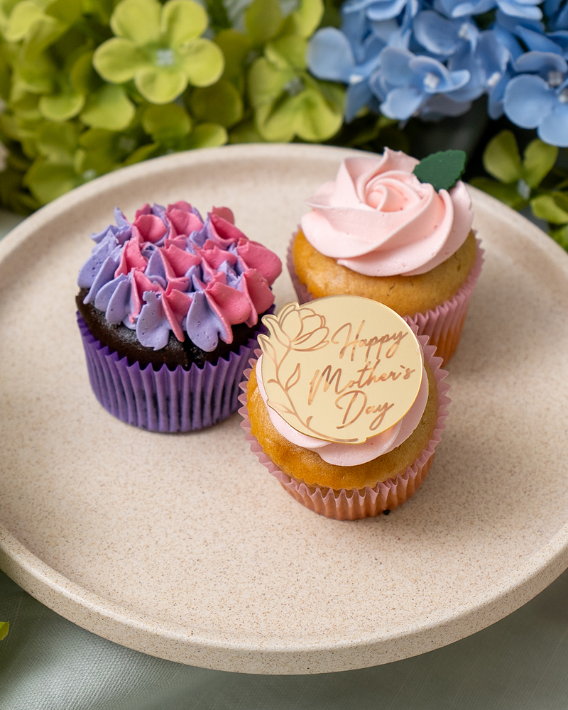 12 Mother's Day Cupcake Gift Box - (V)