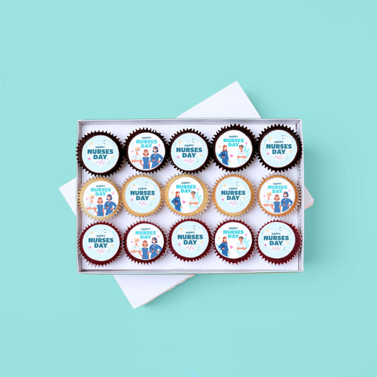 15 Nurse Day Mini Cupcake Gift Box