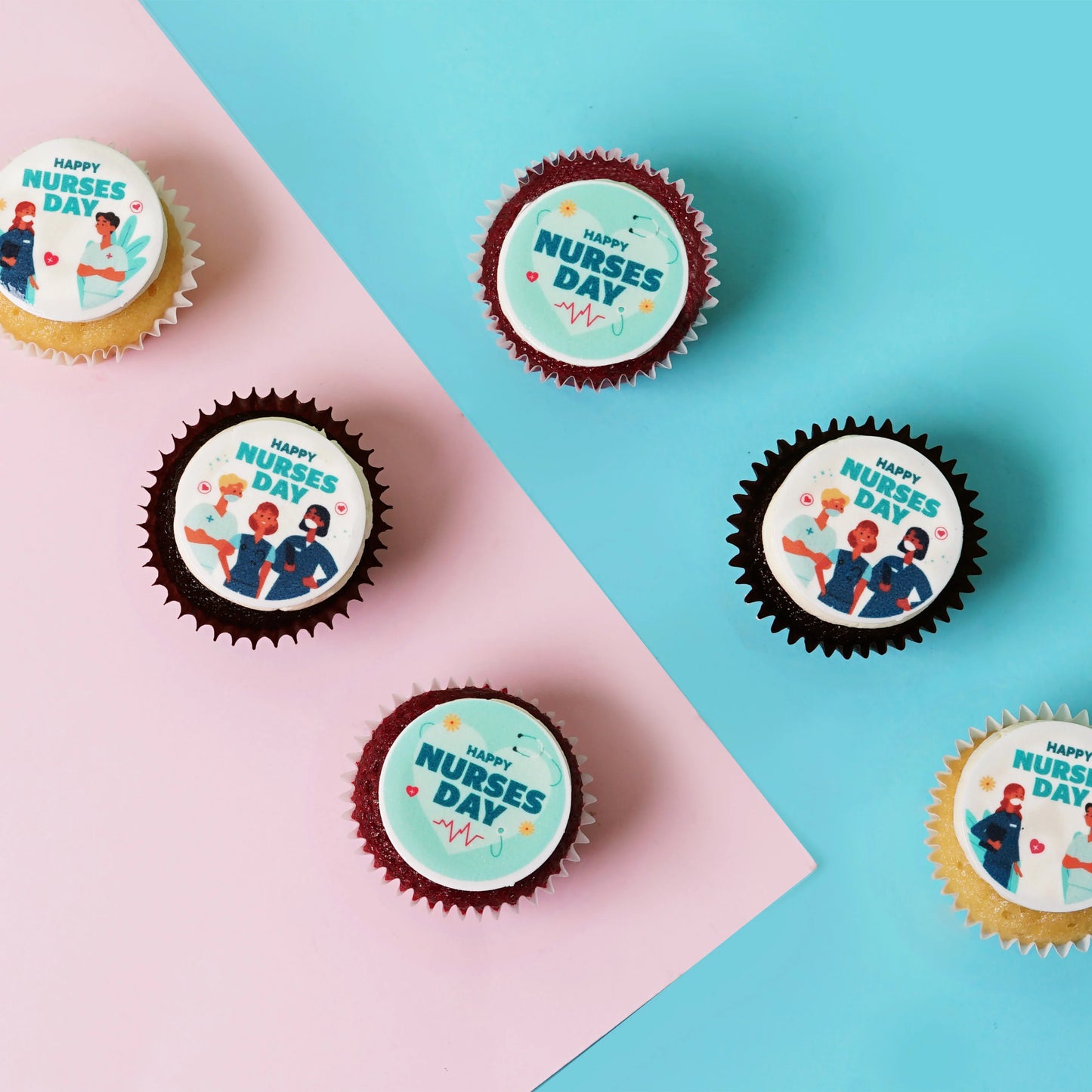 15 Nurses Day Mini Cupcake Gift Box (VEGAN) -  Cupcake Central