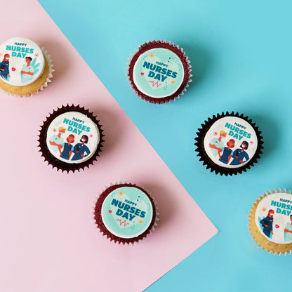 30 Nurses Day Mini Cupcake Gift Box (VEGAN) -  Cupcake Central