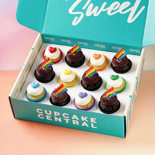 12 Pride Month Cupcake Gift Box -  Cupcake Central