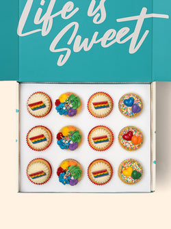 12 Pride Month Cupcake Gift Box