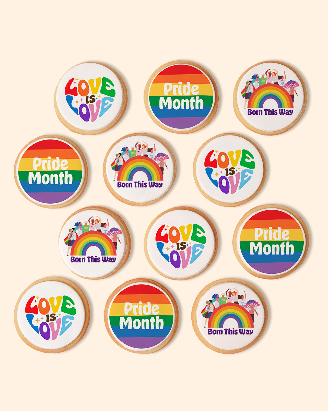 12 Pride Month Shortbread Gift Box
