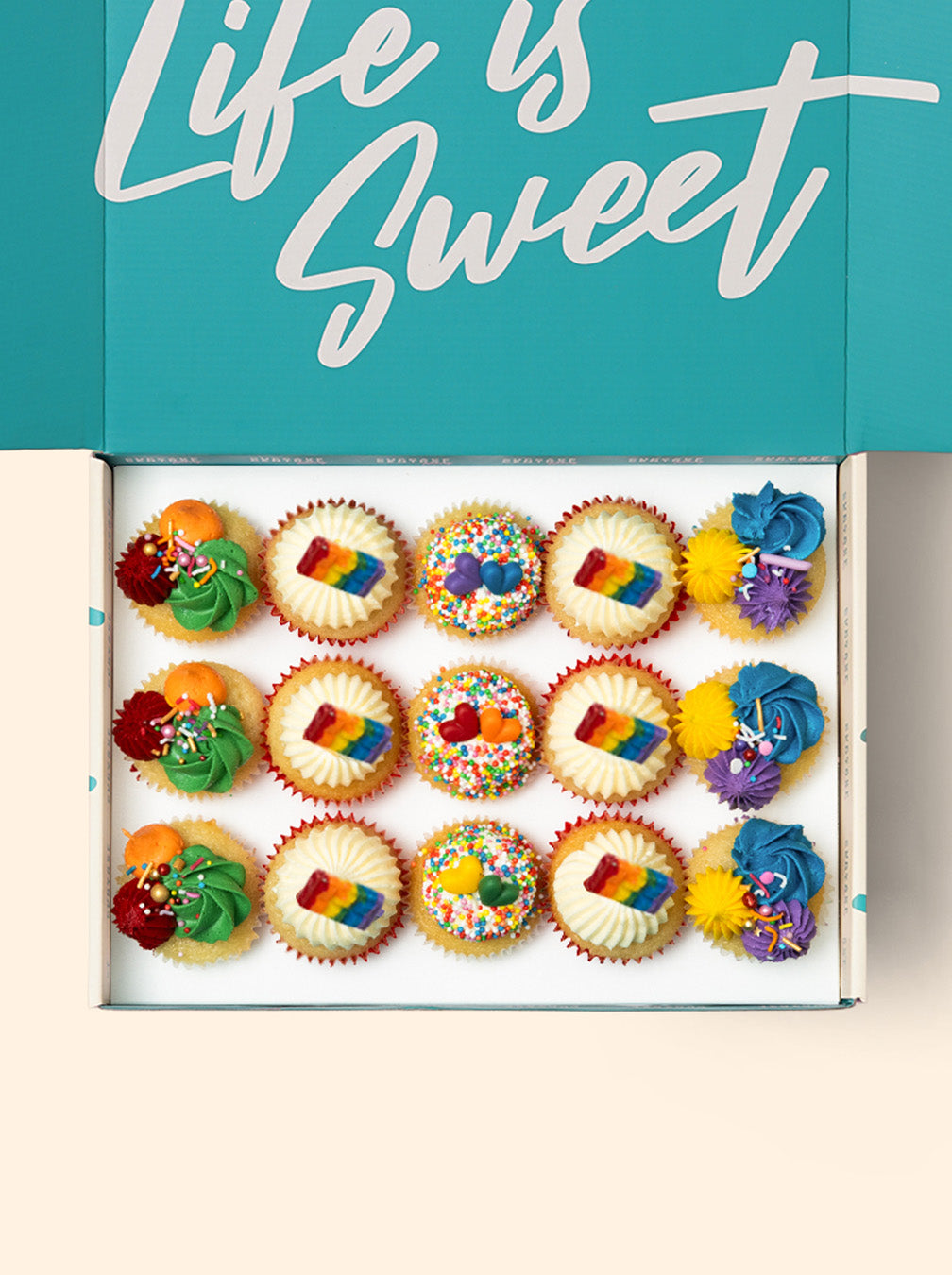 15 Pride Month Mini Cupcake Gift Box