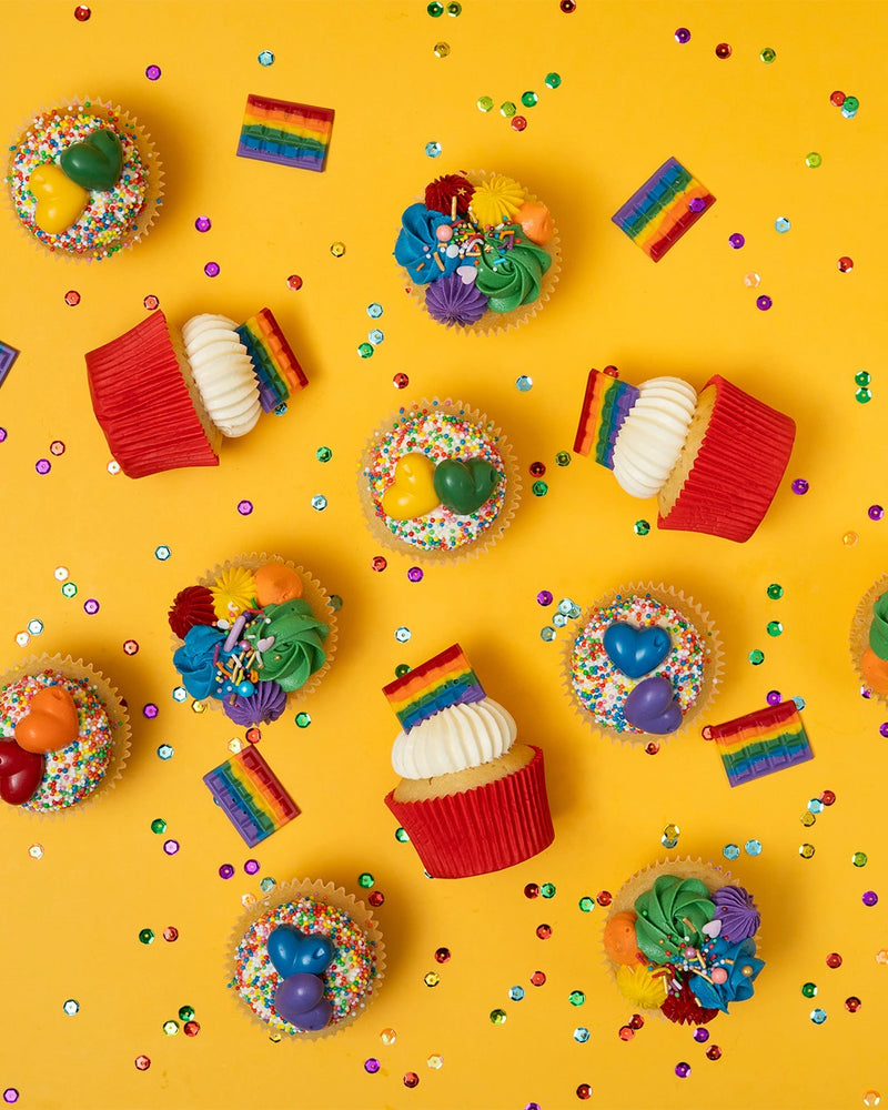 15 Pride Month Mini Cupcake Gift Box - Vegan