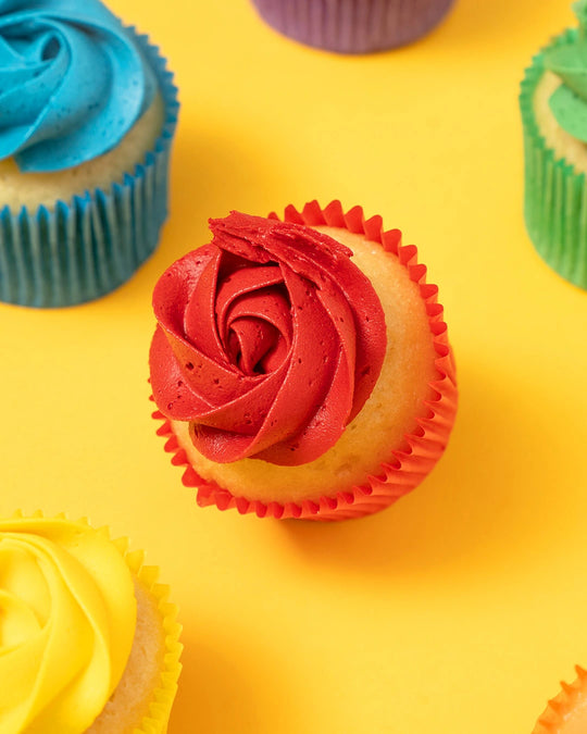 24 Rainbow Cupcake Catering Box