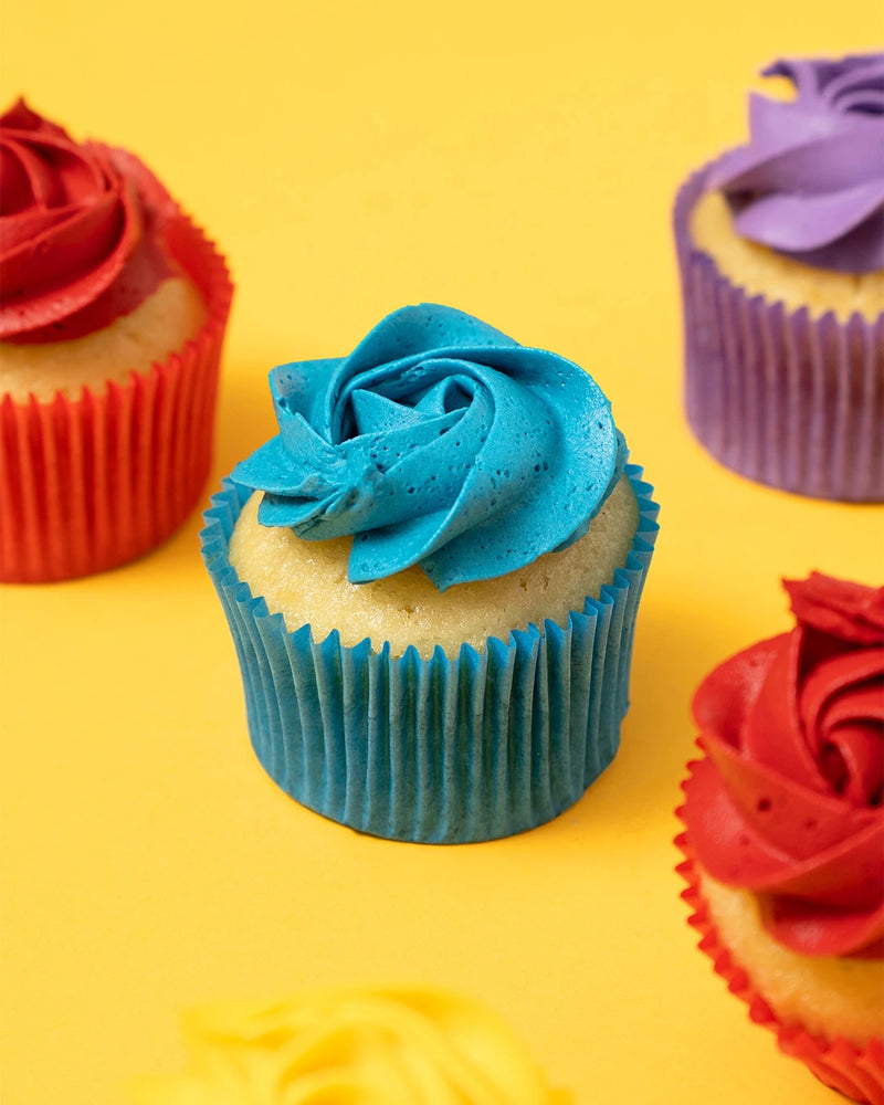 40 Rainbow Mini Cupcake Catering Box