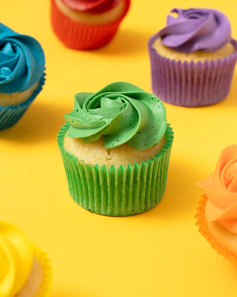 40 Rainbow Mini Cupcake Catering Box