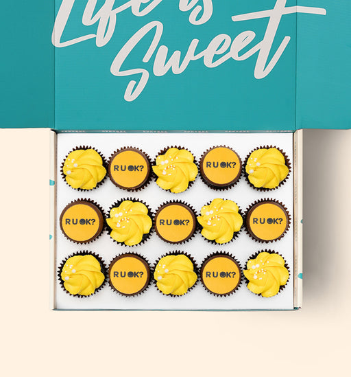 15 RUOK Cupcake Gift Box - (GF)