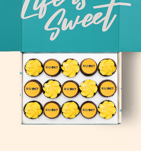 15 RUOK Cupcake Gift Box - (GF)