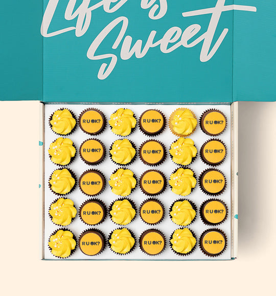 30 RUOK Mini Cupcake Gift Box - (GF)