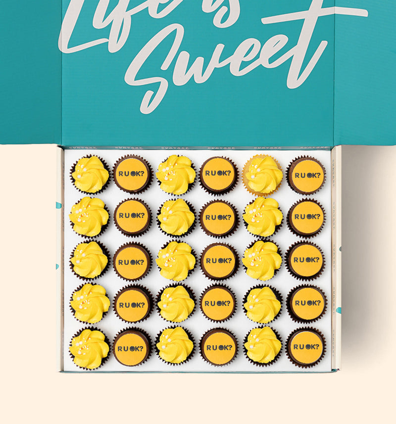 30 RUOK Mini Cupcake Gift Box - (GF)