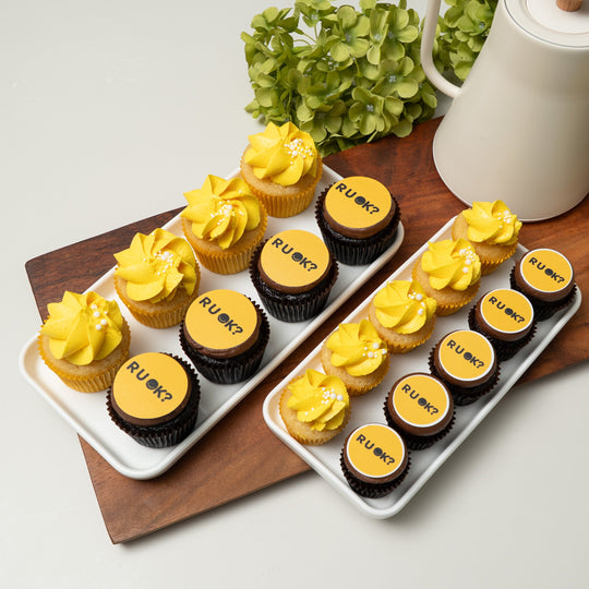 12 RUOK Day Cupcake Gift Box