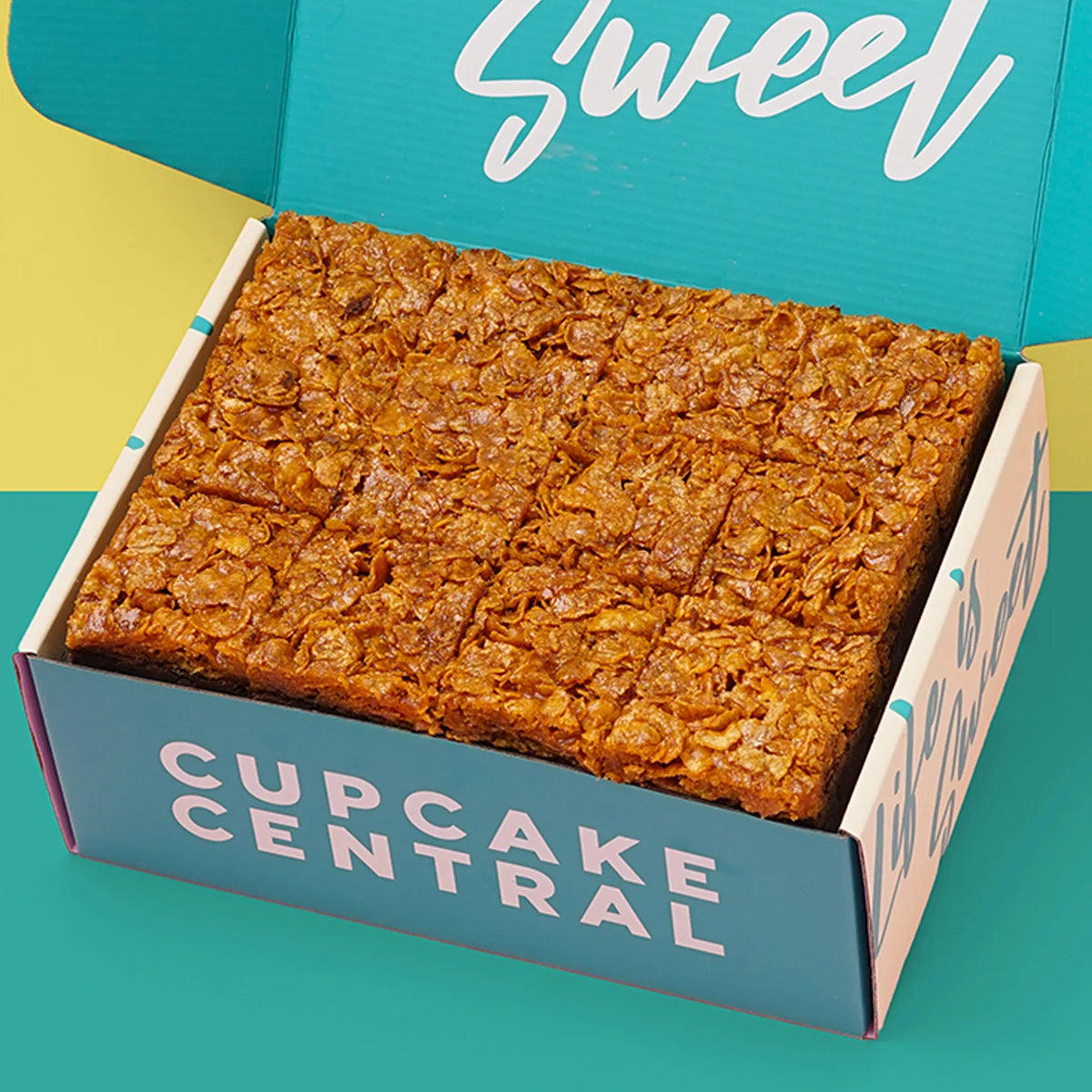 12 Crunchy Cornflake Brownie Slice Gift Box -  Cupcake Central