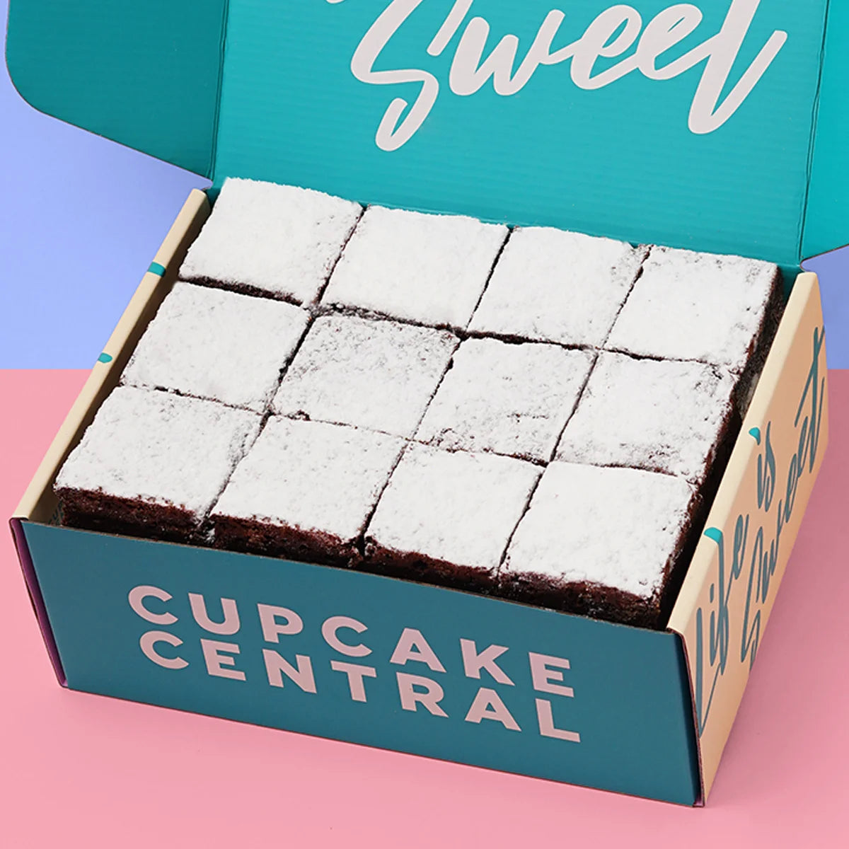 12 Fudgy Chocolate Brownie Gift Box -  Cupcake Central