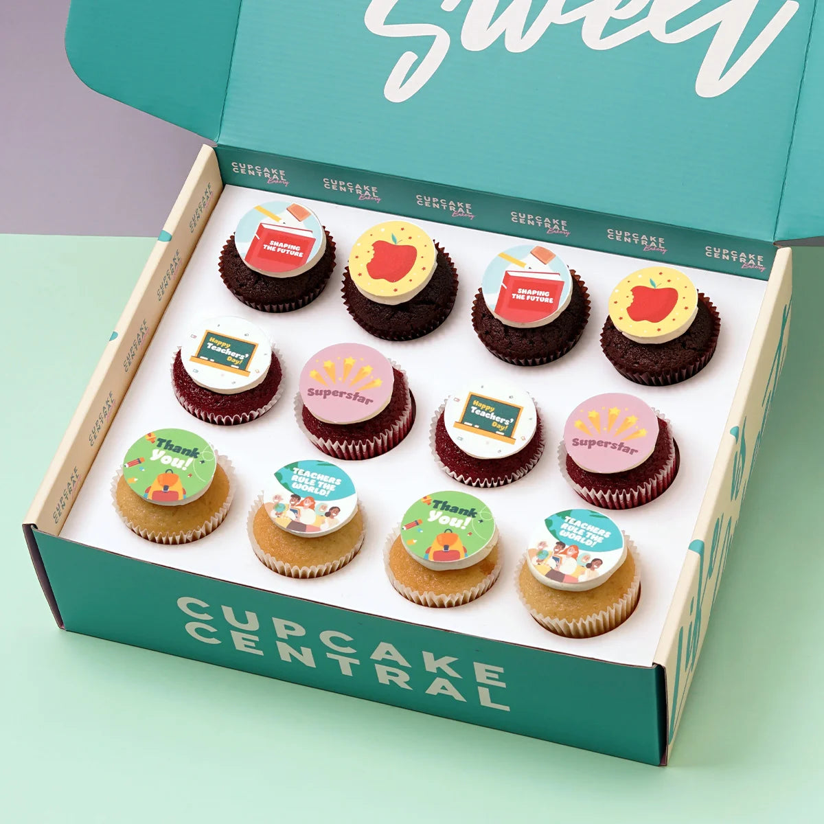 Teacher's Day Cupcakes Gift Box -  Cupcake Central