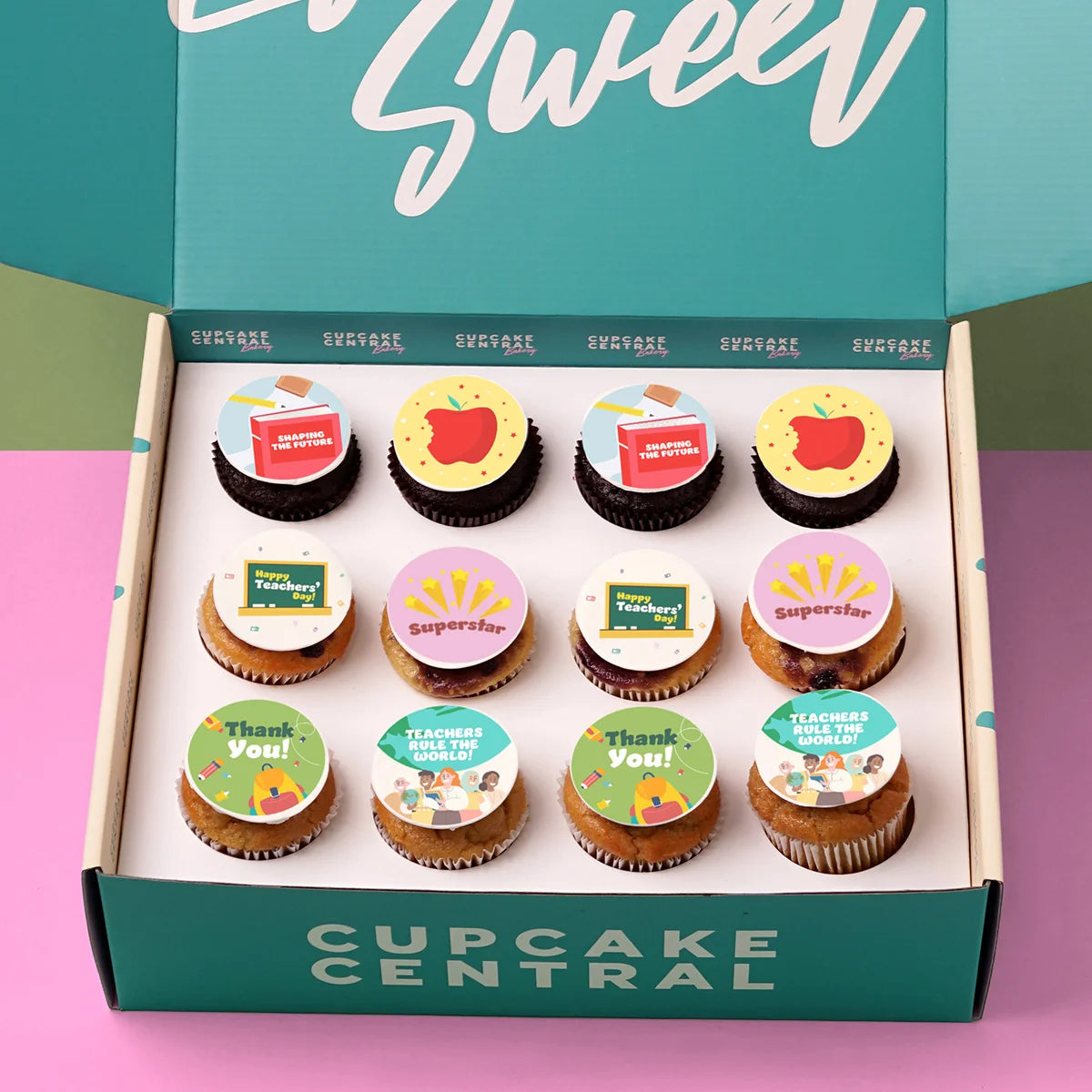 Teacher's Day - Gift Box (VEGAN) -  Cupcake Central