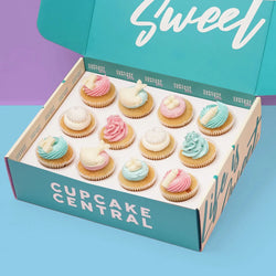 BOY Gender Reveal - 12 Cupcake Gift box -  Cupcake Central
