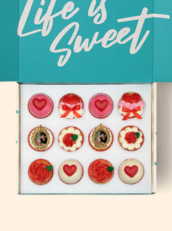 12 Custom Valentine's Day Vintage Gift Box