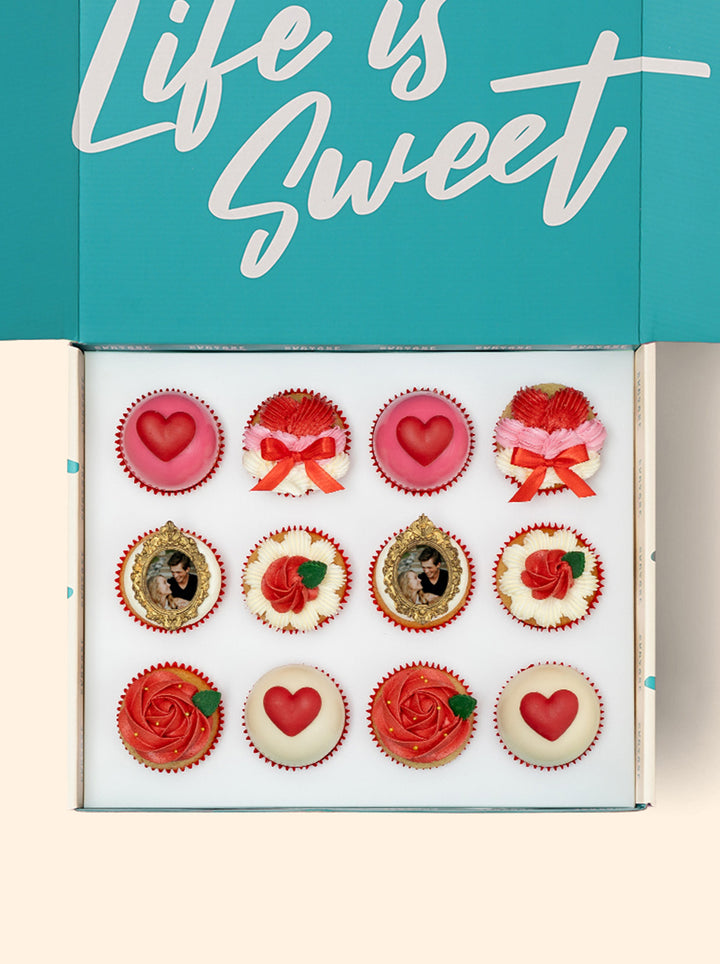 12 Custom Valentine's Day Vintage Gift Box