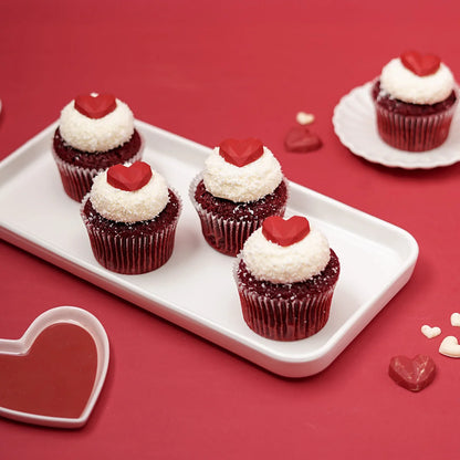 12 Valentine's Day Love Hearts Cupcake Gift Box