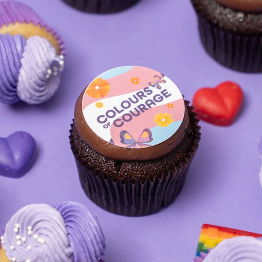 12 Wear It Purple Cupcake Gift Box - Vegan
