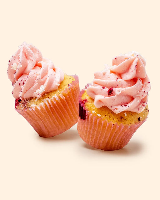 Raspberry White Chocolate Mini Cupcake