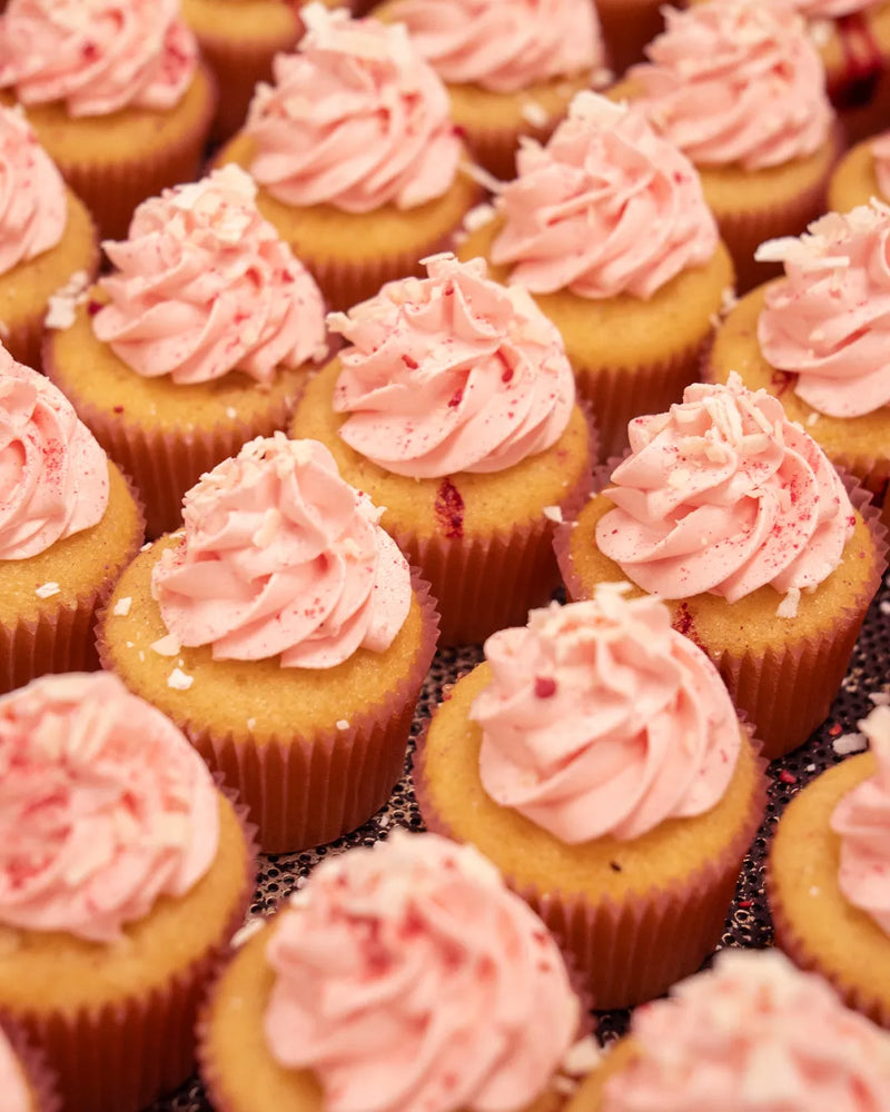Raspberry White Chocolate Cupcake