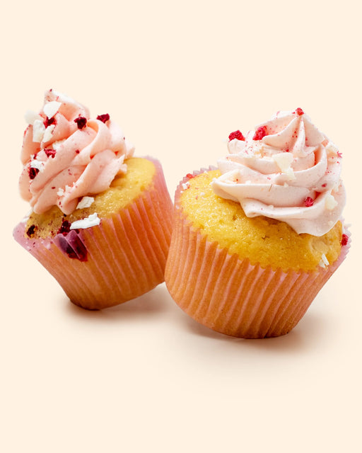 Raspberry White Chocolate Cupcake