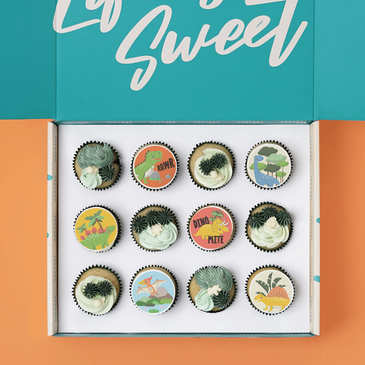 Dinosaur Themed Cupcakes - Gift Box -  Cupcake Central