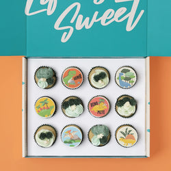 Dinosaur Themed Cupcakes - Gift Box -  Cupcake Central
