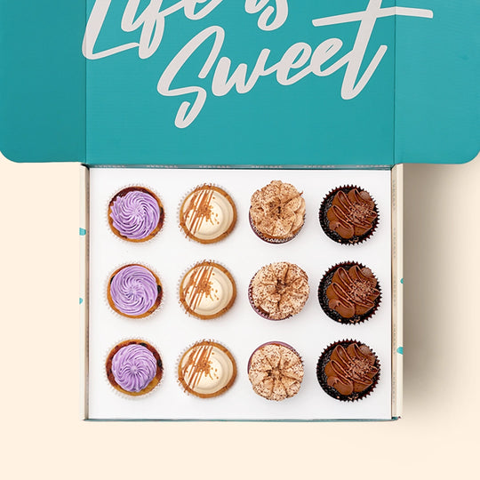 12 Assorted Cupcake Gift Box (VEGAN) -  Cupcake Central