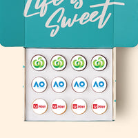 12 Cupcakes with Edible Logos Gift Box -  Cupcake Central