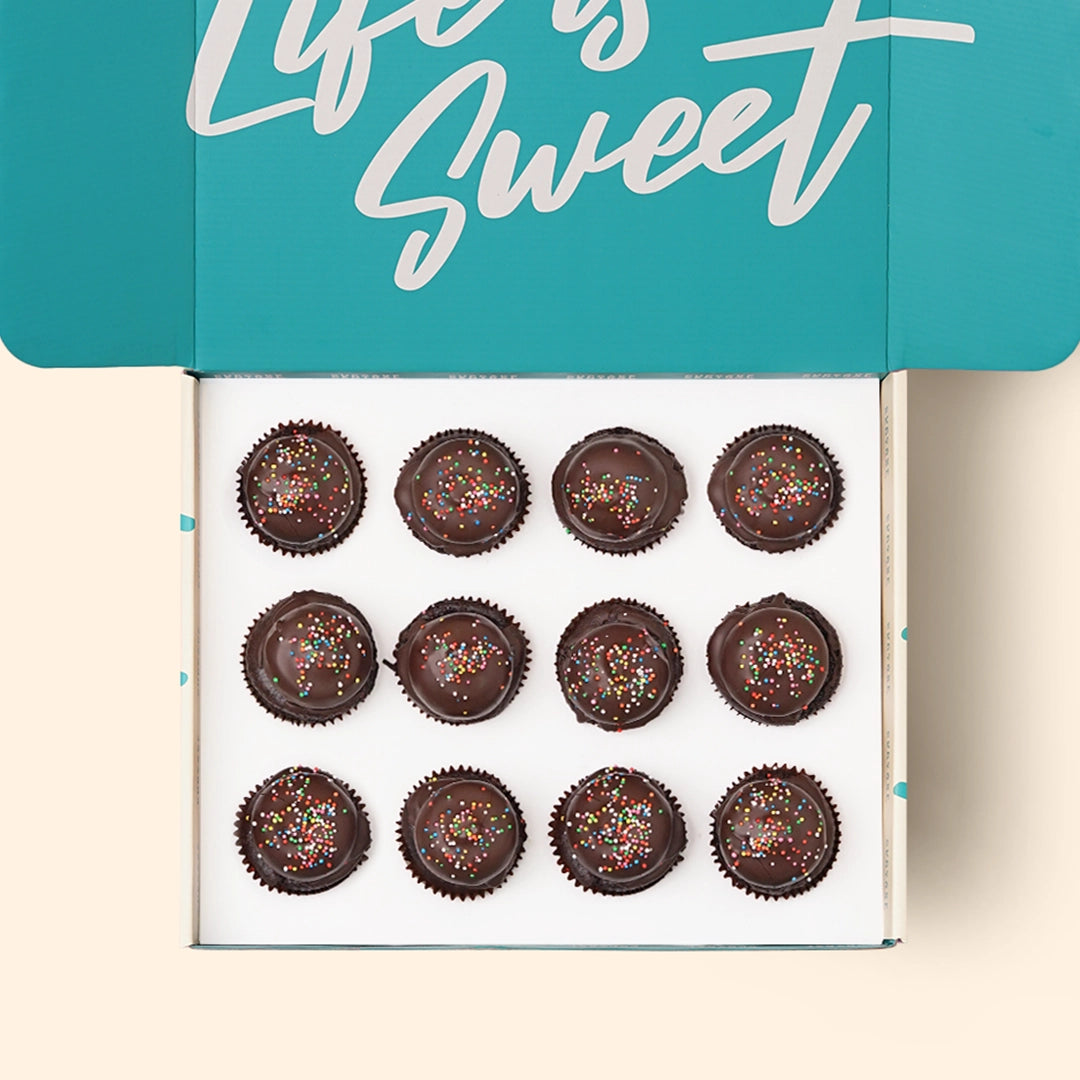 12 Choc Top (V+GF) Cupcake Gift Box -  Cupcake Central