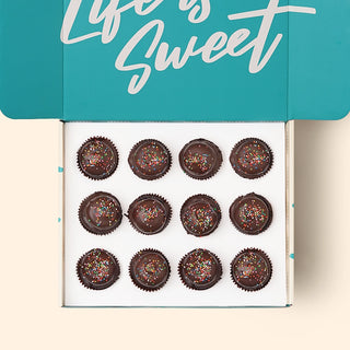 Vegan and gluten free sweet cupcake gift box available for delivery or pickup in Melbourne