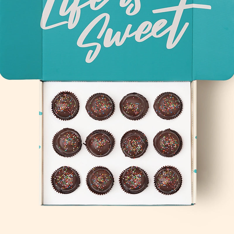 Vegan and gluten free sweet cupcake gift box available for delivery or pickup in Melbourne