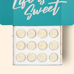 12 Vanilla Vanilla Cupcake Gift Box -  Cupcake Central