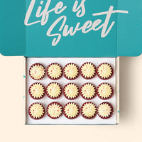 15 Red Velvet Mini Cupcake Gift Box -  Cupcake Central