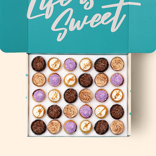 30 Assorted Mini Cupcake Gift Box (VEGAN) -  Cupcake Central