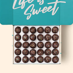30 Choc Top Mini Cupcake Gift Box (V+GF) -  Cupcake Central