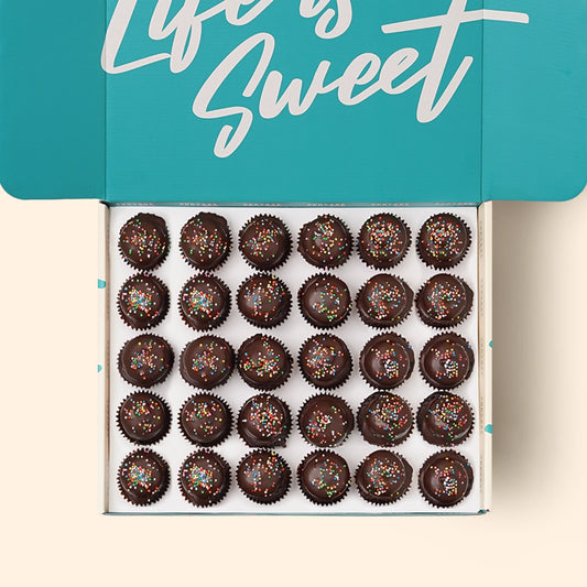 30 Choc Top Mini Cupcake Gift Box (V+GF)