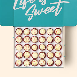 30 Red Velvet Mini Cupcake Gift Box -  Cupcake Central