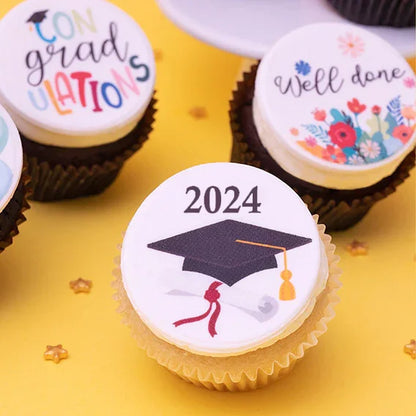 Graduation Themed Cupcakes - Gift Box (VEGAN) -  Cupcake Central