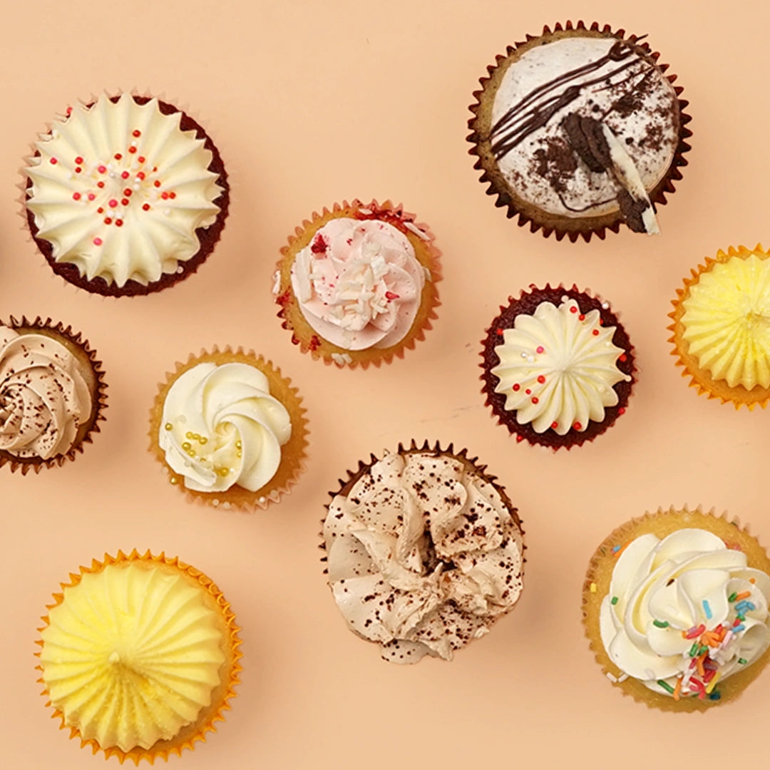 12 Assorted Cupcake Gift Box