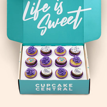 12 Wear It Purple Cupcake Gift Box